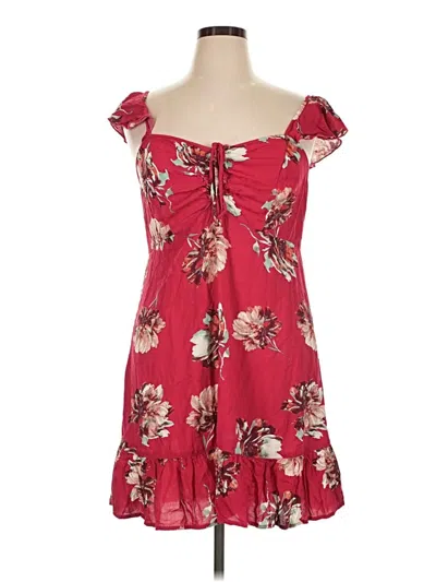 Pre-owned Maurices Casual Dress In Red