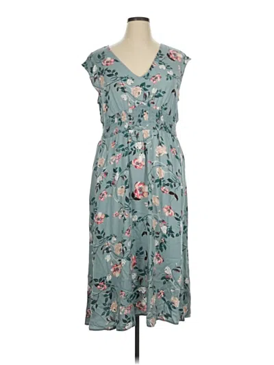 Maurices Casual Dress In Teal