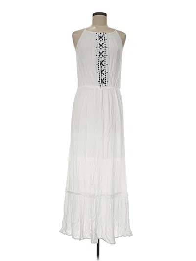 Pre-owned Maurices Casual Dress In White