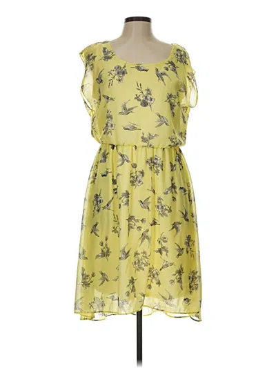 Pre-owned Maurices Casual Dress In Yellow
