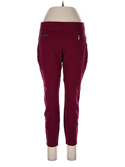 Pre-owned Maurices Casual Pants In Burgundy