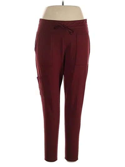 Pre-owned Maurices Casual Pants In Burgundy