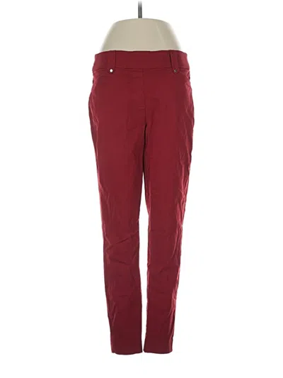 Pre-owned Maurices Casual Pants In Burgundy