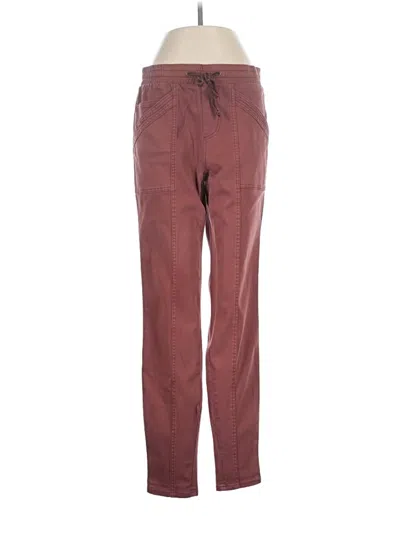 Pre-owned Maurices Casual Pants In Burgundy