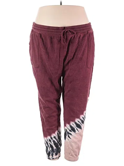 Pre-owned Maurices Casual Pants In Burgundy