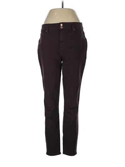 Pre-owned Maurices Casual Pants In Burgundy