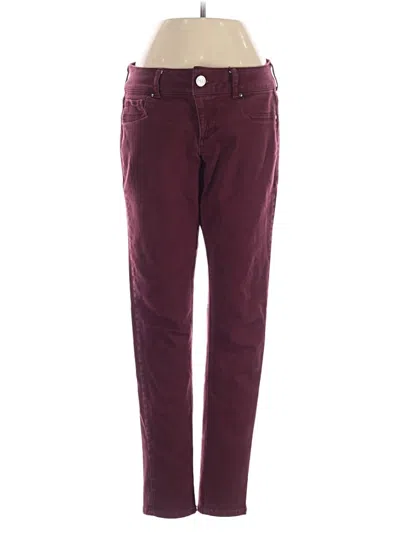 Pre-owned Maurices Casual Pants In Burgundy