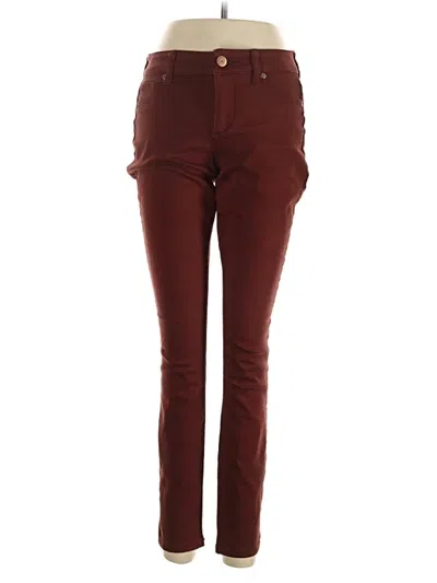 Pre-owned Maurices Casual Pants In Burgundy