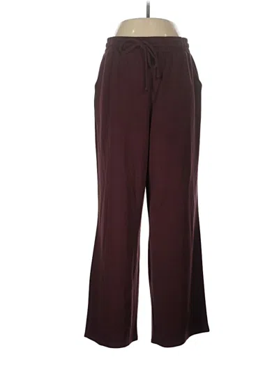 Pre-owned Maurices Casual Pants In Burgundy