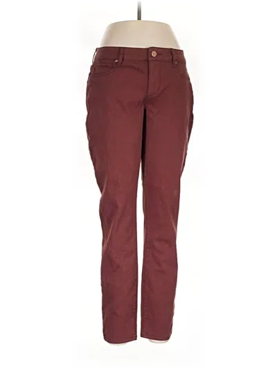 Pre-owned Maurices Casual Pants In Burgundy