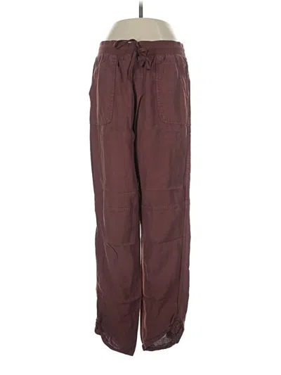 Pre-owned Maurices Casual Pants In Burgundy