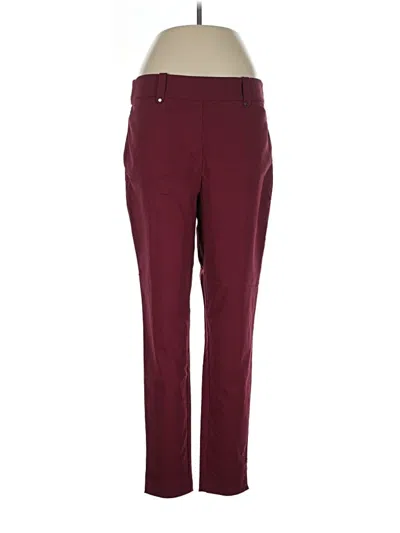 Pre-owned Maurices Casual Pants In Burgundy