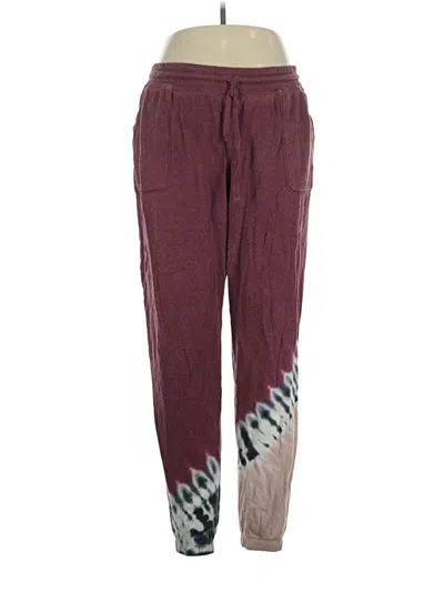Pre-owned Maurices Casual Pants In Burgundy