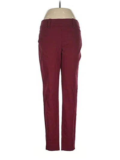 Pre-owned Maurices Casual Pants In Burgundy