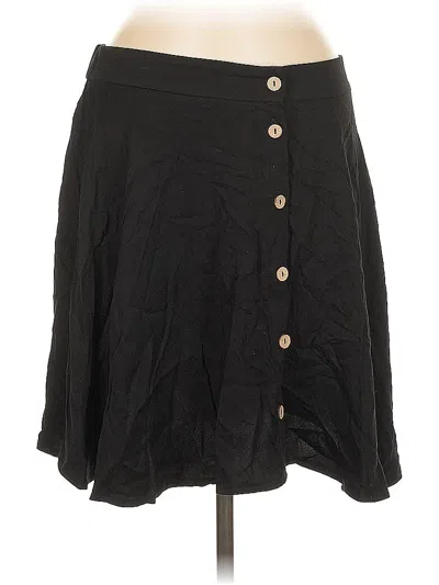 Pre-owned Maurices Casual Skirt In Black