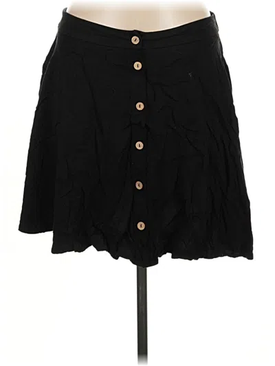 Pre-owned Maurices Casual Skirt In Black