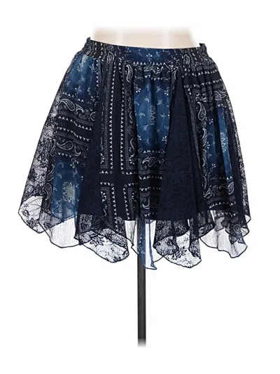 Pre-owned Maurices Casual Skirt In Blue