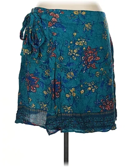 Pre-owned Maurices Casual Skirt In Blue