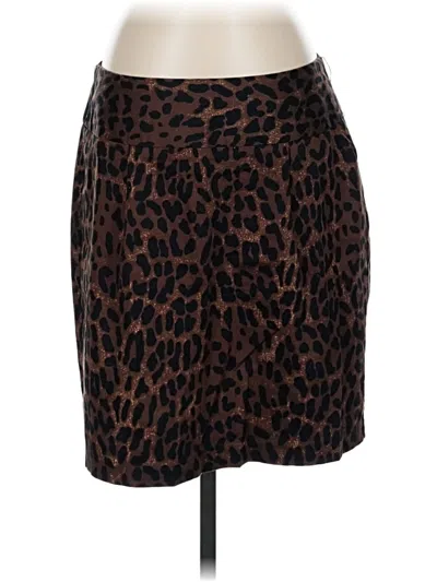 Pre-owned Maurices Casual Skirt In Brown