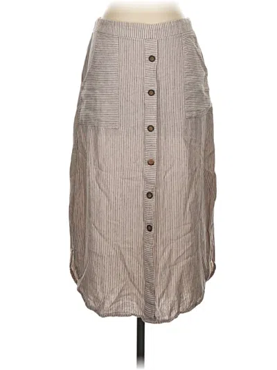 Pre-owned Maurices Casual Skirt In Brown