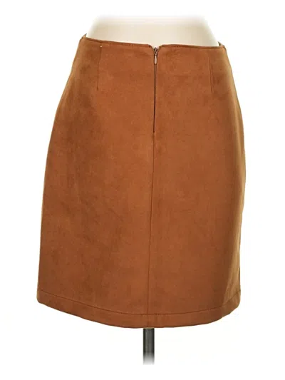 Pre-owned Maurices Casual Skirt In Brown