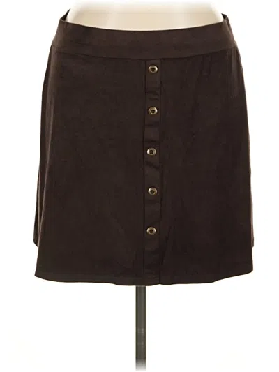 Pre-owned Maurices Casual Skirt In Brown