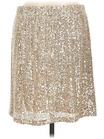 Maurices Casual Skirt In Gold