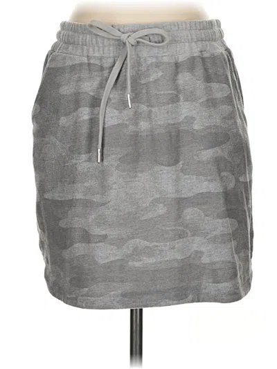 Pre-owned Maurices Casual Skirt In Gray