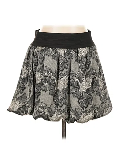 Pre-owned Maurices Casual Skirt In Gray