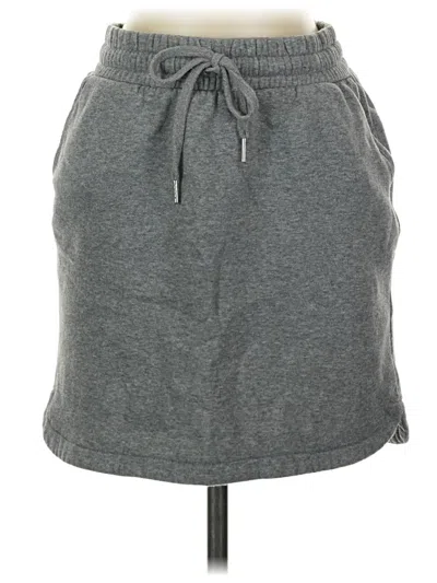 Pre-owned Maurices Casual Skirt In Gray