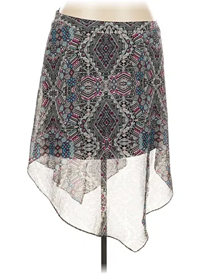 Pre-owned Maurices Casual Skirt In Gray