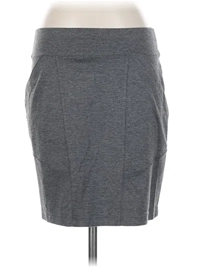 Pre-owned Maurices Casual Skirt In Gray