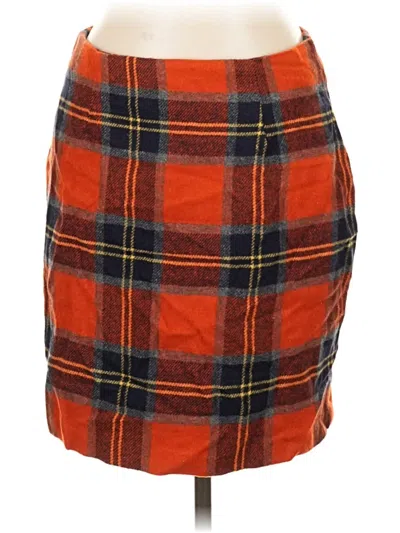 Pre-owned Maurices Casual Skirt In Orange