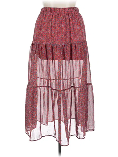 Pre-owned Maurices Casual Skirt In Red
