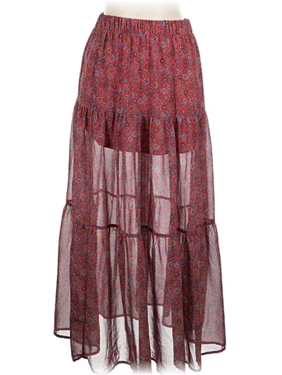 Pre-owned Maurices Casual Skirt In Red