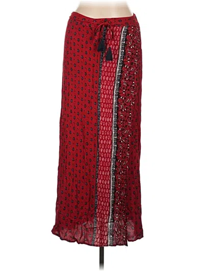 Pre-owned Maurices Casual Skirt In Red