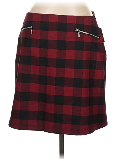 Pre-owned Maurices Casual Skirt In Red