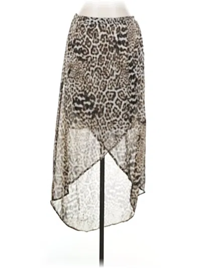 Pre-owned Maurices Casual Skirt In Silver