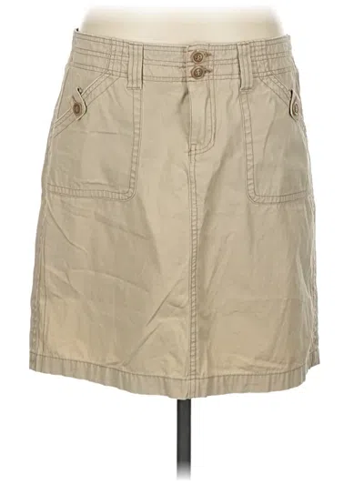 Pre-owned Maurices Casual Skirt In Tan