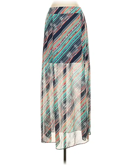 Pre-owned Maurices Casual Skirt In Teal