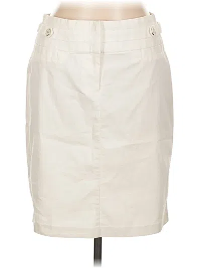 Pre-owned Maurices Casual Skirt In White