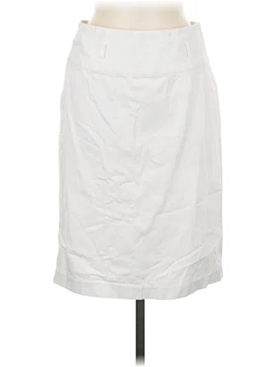 Pre-owned Maurices Casual Skirt In White