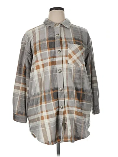 Pre-owned Maurices Coat In Gray