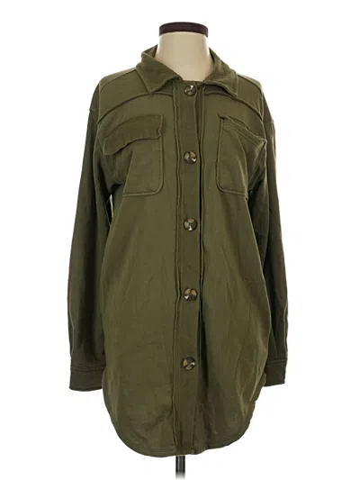 Pre-owned Maurices Coat In Green