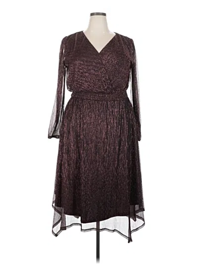Pre-owned Maurices Cocktail Dress In Burgundy