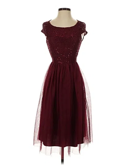 Pre-owned Maurices Cocktail Dress In Burgundy