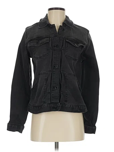 Pre-owned Maurices Denim Jacket In Black