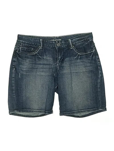Pre-owned Maurices Denim Shorts In Blue