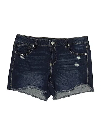 Pre-owned Maurices Denim Shorts In Blue