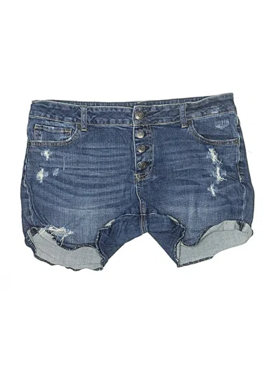 Pre-owned Maurices Denim Shorts In Blue